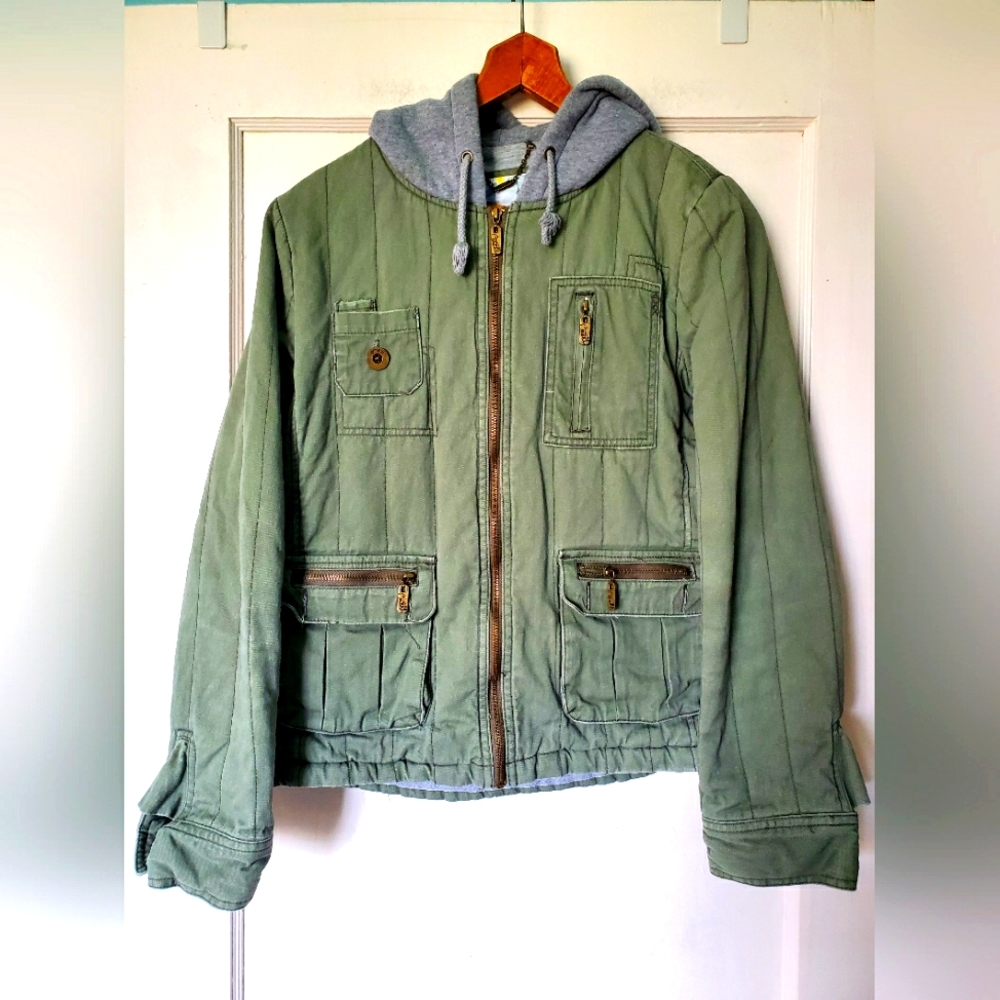 O'Neil Hooded Bomber Style Jacket💚😎